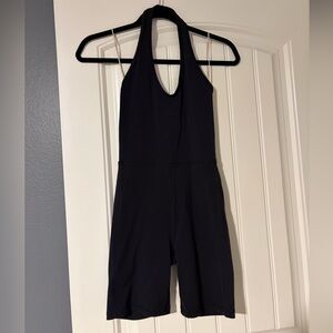 Wilfred Midnight Halter Jumpsuit